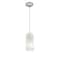 Access Lighting Glassn Glass Cylinder, LED Pendant, Brushed Steel Finish, Clear Opal Glass 28033-3C-BS/CLOP - alternate 1